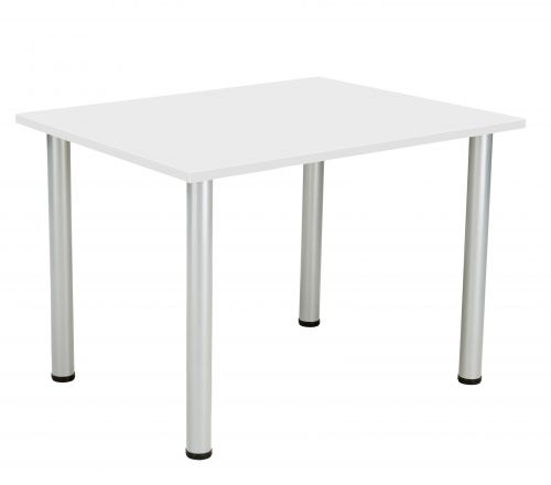 Fraction Plus Rectangular Meeting Table - White