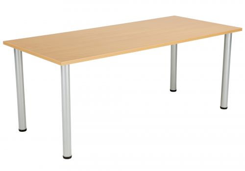 Fraction Plus Rectangular Meeting Table - Beech
