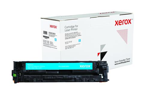 Xerox Everyday Remanufactured For HP CF211A/CB541A/CE321A/CRG-116C/131C Cyan Laser Toner 006R03809 