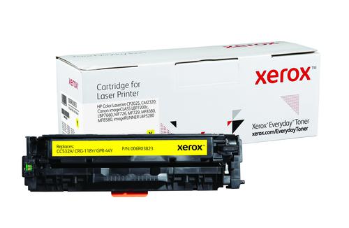 Xerox Everyday Toner For CC532A/CRG-118Y/GPR-44Y Yellow Laser Toner 006R03823