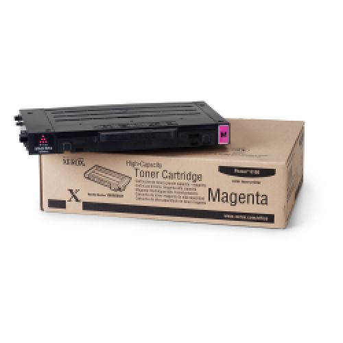 Xerox (Magenta) High Capacity Toner Cartridge (Yield 5,000 Pages) for Phaser 6100