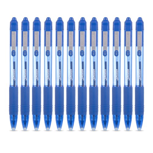 Zebra Z-Grip Smooth Rectractable Ballpoint Pen 1.0mm Tip Blue (Pack 12) - 22562