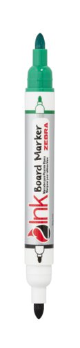 Zebra Double Ended Whiteboard Marker Assorted (Pack 3) with Magnetic Eraser - 2719