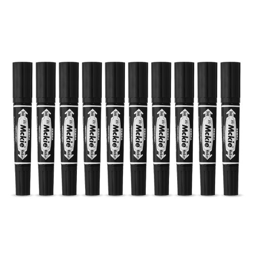 Zebra Mckie Double Ended Bold Permanent Marker 2mm and 6mm Line (Pack 10) - 50251