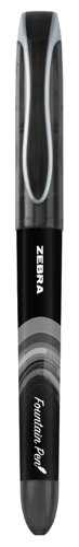 Zebra Fuente Disposable Fountain Pen Black (Pack 12) - 69481