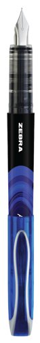 Zebra Fuente Disposable Fountain Pen Blue (Pack 12) - 69482